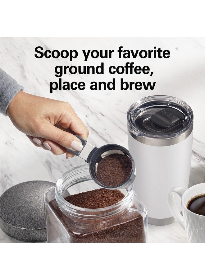 هاملتون بيتش التجارية ماكينة تحضير قهوة هاميلتون بيتش "ذا سكوب" سريعة التحضير، بسعة 8 أكواب - 14 أونصة، تُحضّر في دقائق، لون أسود (47620)، الجيل التالي - Image 1