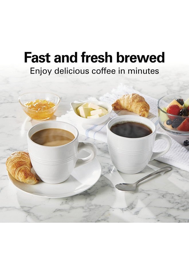 هاملتون بيتش التجارية ماكينة تحضير قهوة هاميلتون بيتش "ذا سكوب" سريعة التحضير، بسعة 8 أكواب - 14 أونصة، تُحضّر في دقائق، لون أسود (47620)، الجيل التالي - Image 4