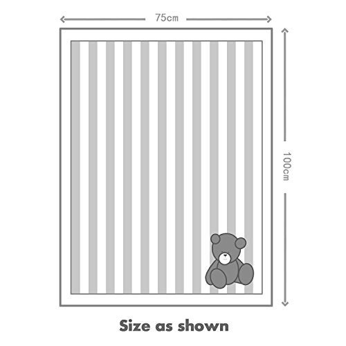 Zebrum Thick Fleece Blanket, 30"x39" Plush Flannel Throw, Extra Soft &Warm &Cozy, Double Layer &Reversible &Anti-Pilling &Easy Care (Grey Bear) - Image 2