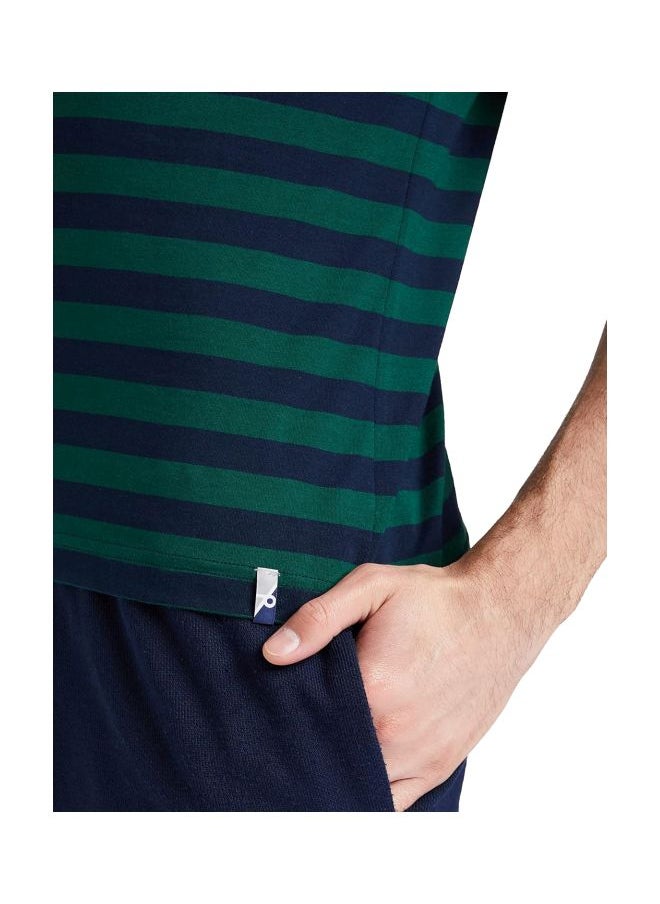 JOCKEY - Jockey 2715 Men Super Combed Cotton Rich Striped Round Neck Half Sleeve T Shirt - Image 1