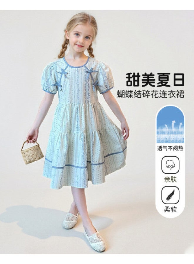 Bumblebee Girls Summer Dresses 2025 New Fashionable Children's Summer Dresses Trendy Princess Dresses For Little Girls - Image 1