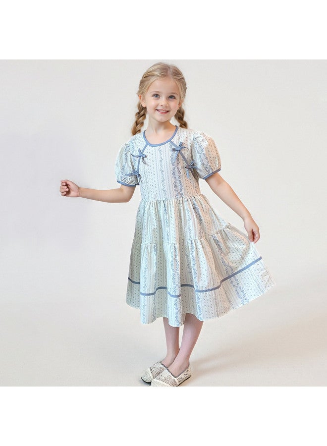 Bumblebee Girls Summer Dresses 2025 New Fashionable Children's Summer Dresses Trendy Princess Dresses For Little Girls - Image 5
