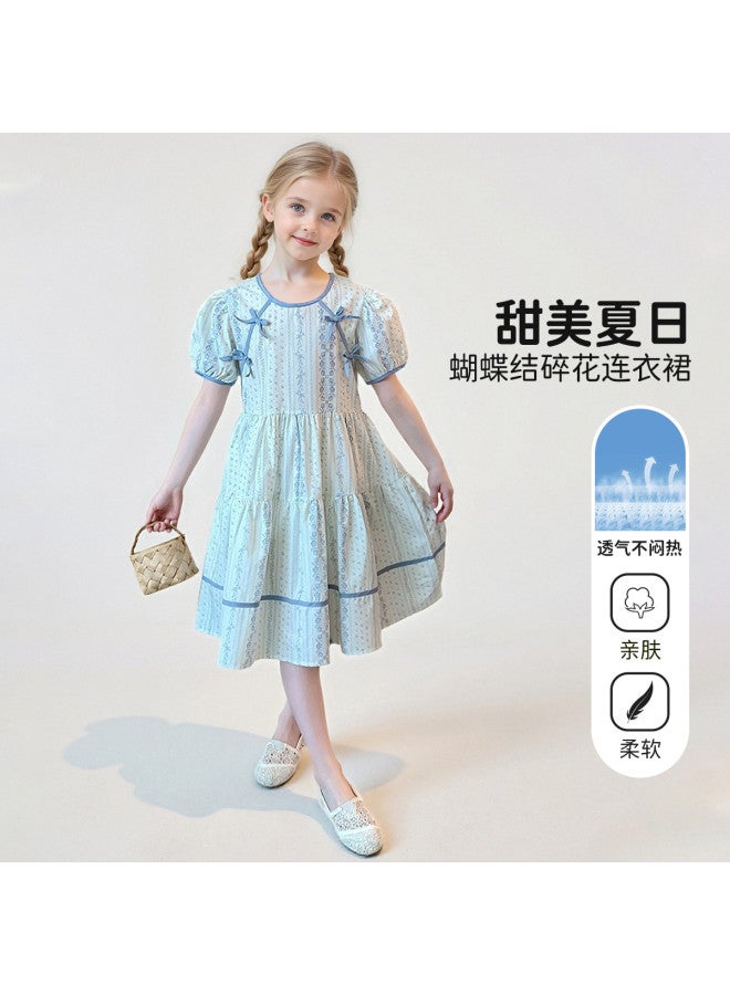 Bumblebee Girls Summer Dresses 2025 New Fashionable Children's Summer Dresses Trendy Princess Dresses For Little Girls - Image 2