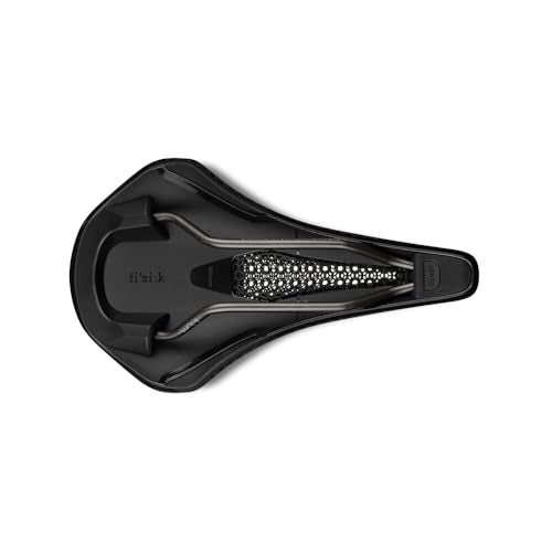 Fizik مقعد دراجة فيزيك فينتو أرجو R3 القابل للتكيف، مطبوع بتقنية 3D، ذو أنف قصير، أسود، 150 مم - Image 3