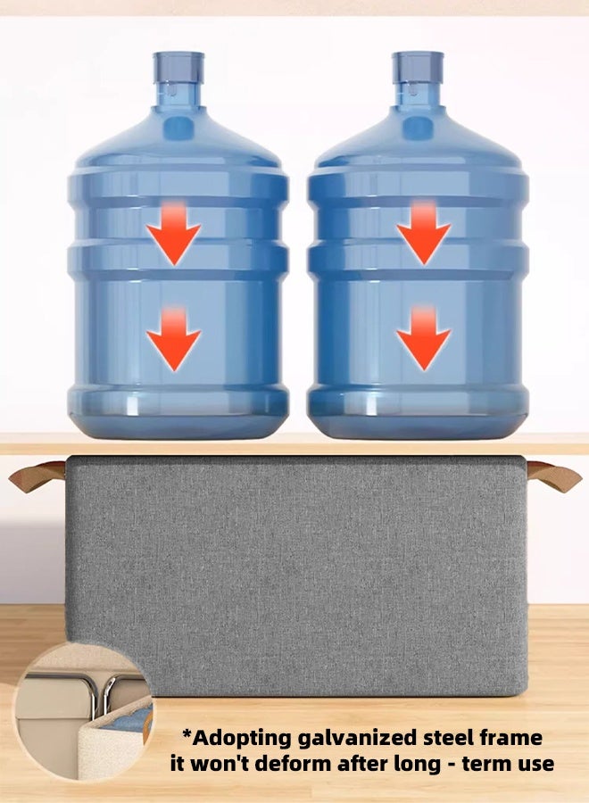 DESINO 3-Pack Foldable Wardrobe Storage Boxes with Handles, Large-Capacity 26L Clothing Organizers for Clothes and Bed Sheets (40×27×21cm) - Image 4