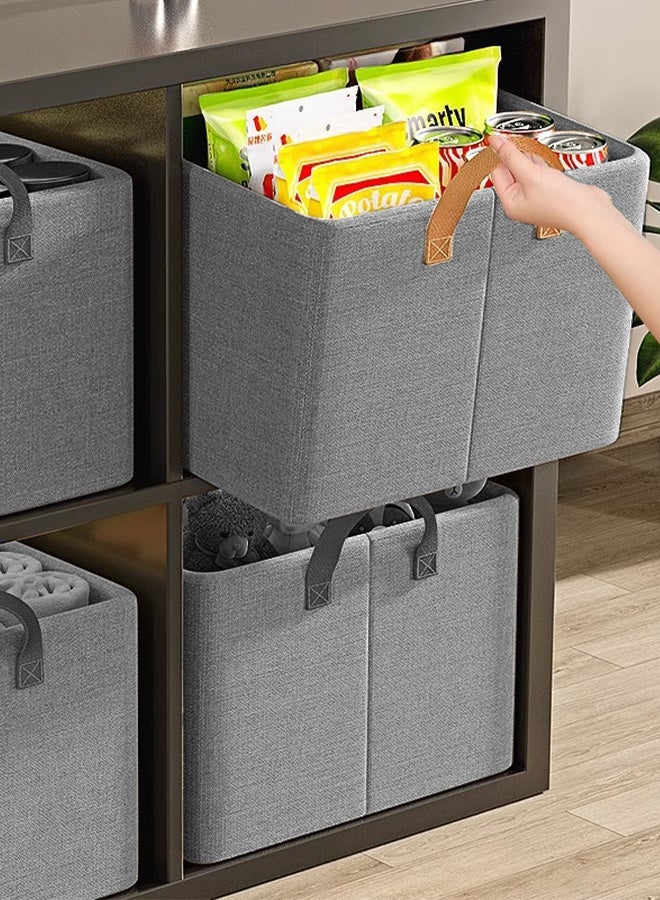 DESINO 3-Pack Foldable Wardrobe Storage Boxes with Handles, Large-Capacity 26L Clothing Organizers for Clothes and Bed Sheets (40×27×21cm) - Image 3