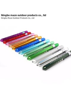 Generic Led Pen Flashlight Aluminum Alloy Doctor Pen Lamp Led Flashlight Medical Pen Lamp Pupil Pen White Light-Color:White Light: Black Shell  - Image 3