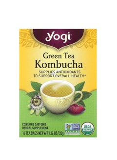 Yogi Tea Yogi Tea Green Tea Kombucha 16 Tea Bags 1.12 oz (32 g)  - Image 1