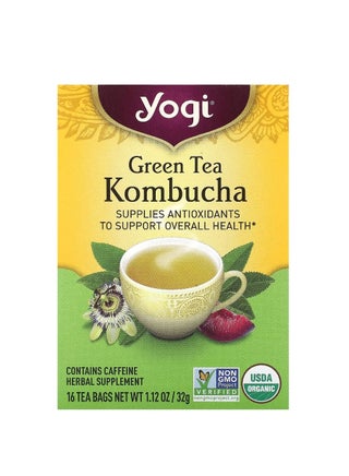 Yogi Tea Green Tea Kombucha 16 Tea Bags 1.12 oz (32 g) - pzsku/ZD23294FF39CF606EBFA9Z/45/_/1713411588/b6f5dc6b-0096-43a3-a676-15d02e40ca27