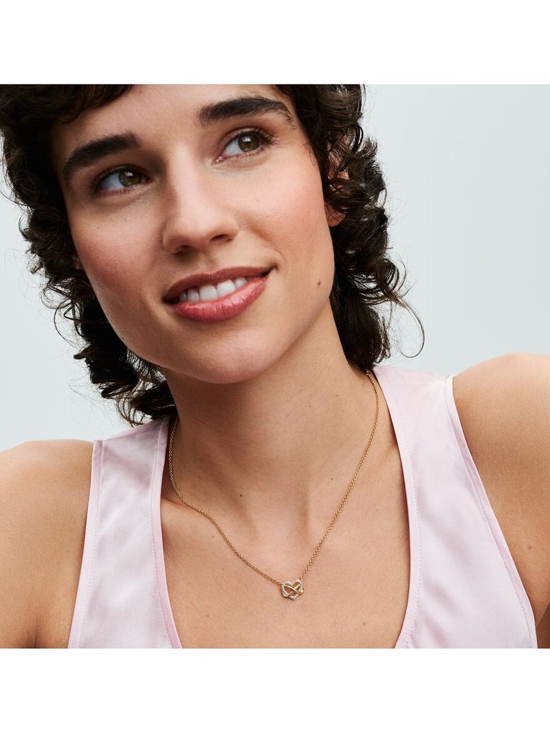 Pandora Violet Sparkling Infinity Heart Collier Necklace  - Image 2