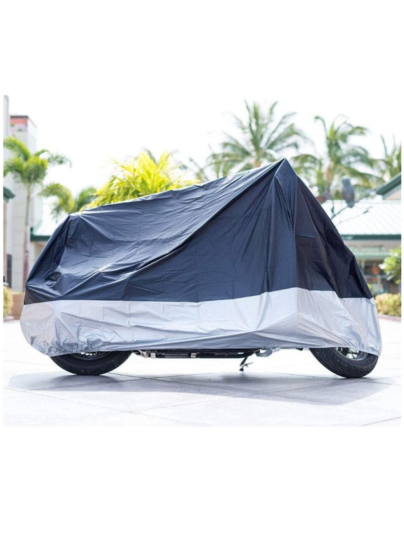 Motorcycle Bike Moped Scooter Cover Waterproof Rain UV Dust Prevention Dustproof Covering Size XXL - Image 4