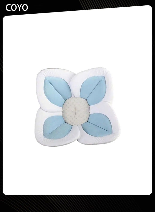 COYO Baby Bath Seat for Sink Newborn Bathtub Folding Blooming Sunflower Bathroom Bath Tub Premium Baby Bathtub Newborn and Baby Essentials, Baby Gift Fits Most Sink - Image 1