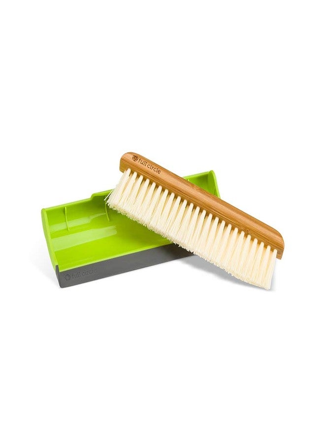 Full Circle Crumb Runner Counter Sweep and Squeegee, Green - Image 1