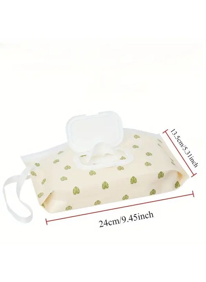 4 Pack Portable Wet Wipe Cases With Clip Lanyard Polychrome - Image 4