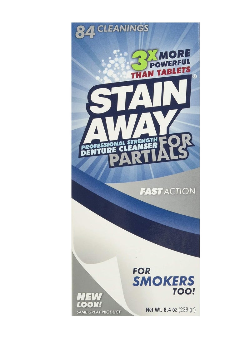 Stain-Away Denture Cleanser Partials Regular - 7.1 Oz - Image 4
