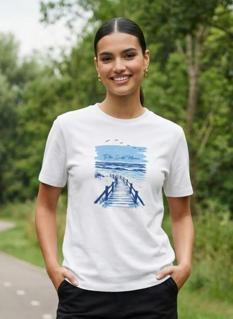 NOBERO Nobero Women Graphic Printed T-shirt