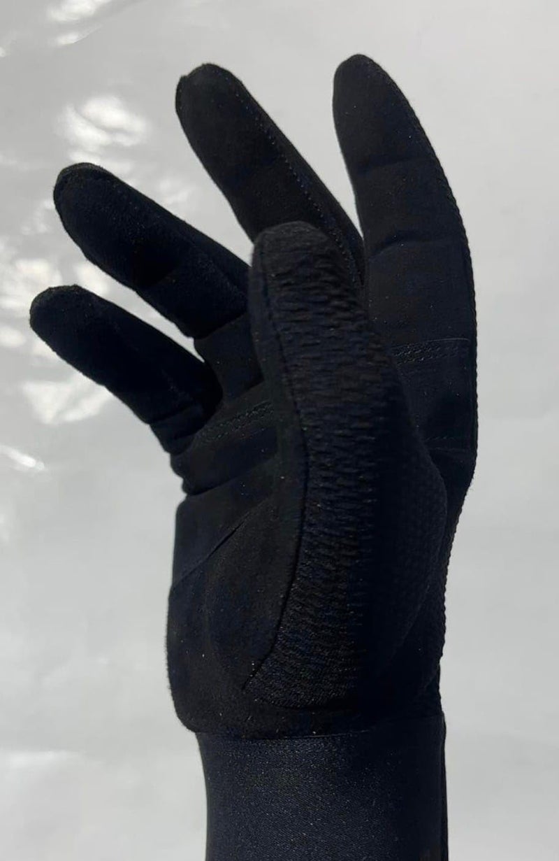 DEFENCER Horse Riding Pour Leather Gloves | Leather Gloves with Wrist Support for Biker and Exercise | Gloves for Sports - Black (Lightweight Running Gloves) 1 Pair (XL) - Image 3