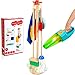 HELLOWOOD Kids Cleaning Set with Electric Vacuum Cleaners Wooden Pretend Play Housekeeping Set Toddler Cleaning Toys for Girls Boys Age 3 - Image 4