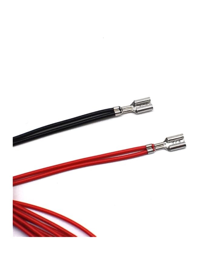 Generic - Arcity 2 Pcs Arcade Cable Wire LED Button Power Cable Daisy Chain 0.187 Inch/4.8mm Terminals Jumper Wire Harness Lighted Up 20 LED Arcade Buttons for USB Encoder, MAME, Arcade1Up, Raspberry Pi,PC New - Image 1