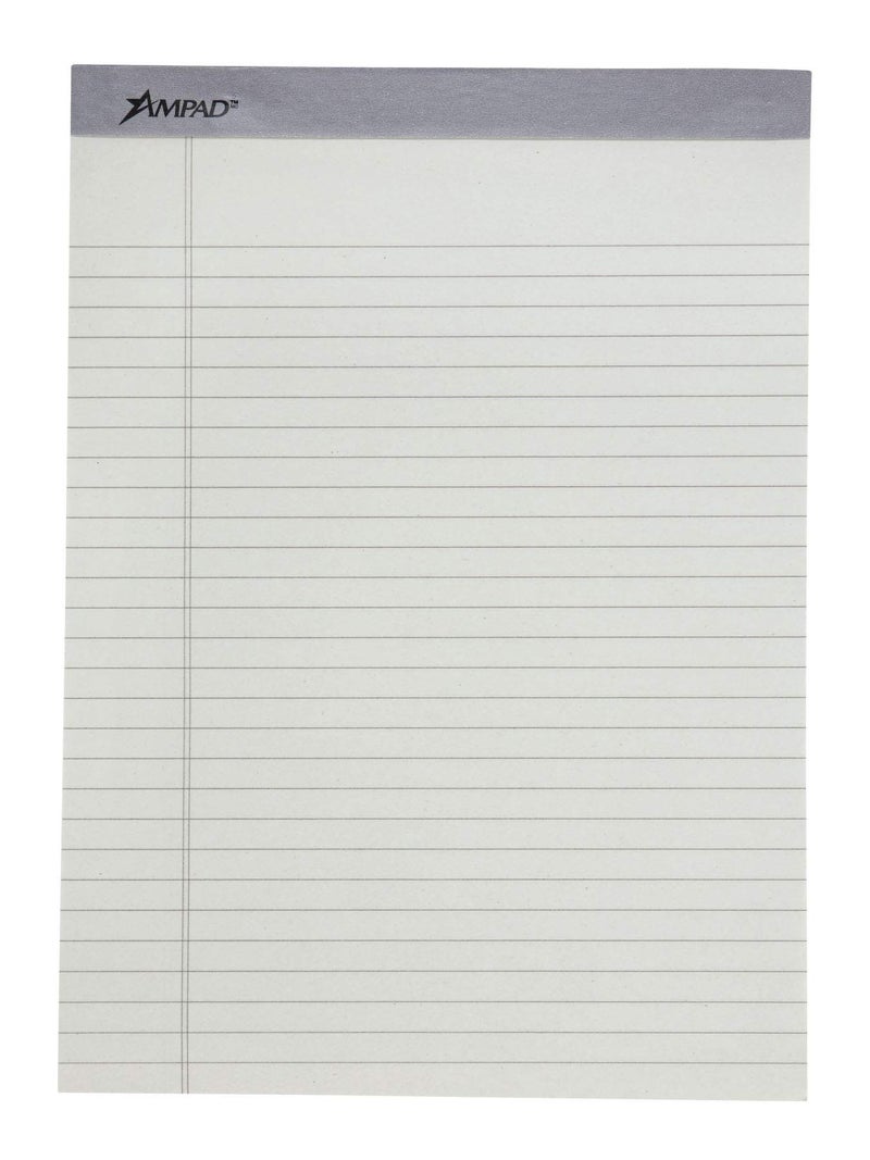 Ampad Evidence Pastel Perforated Pad, Size 8-1/2 x 11-3/4, Assorted ( Blue, Gray, Orchid), Legal Ruling, 50 Sheets per Pad, 6 Pack (20-602R) - Image 3