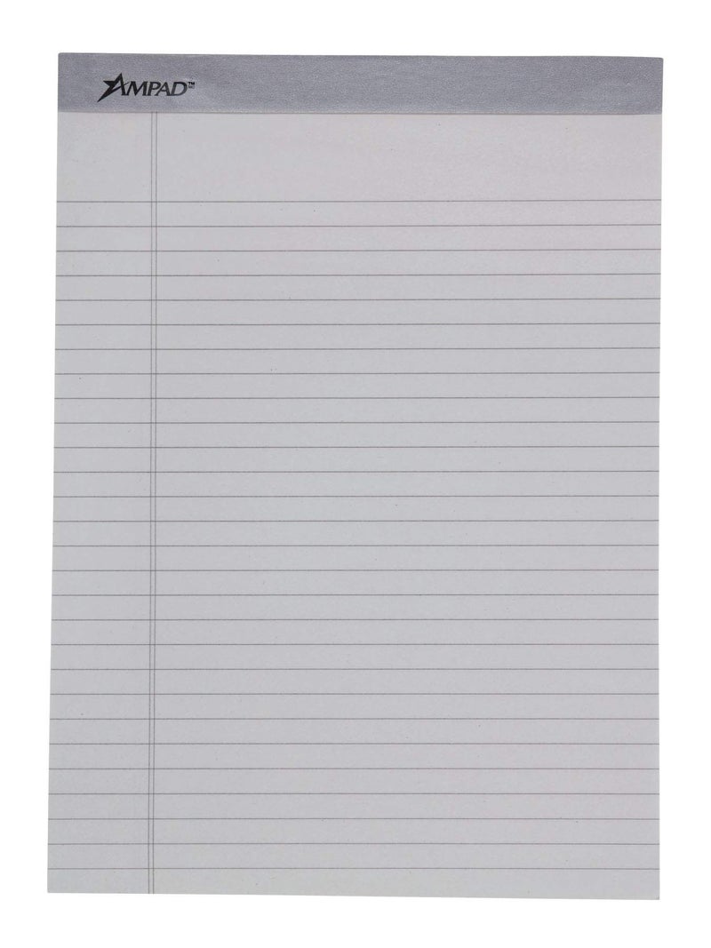 Ampad Evidence Pastel Perforated Pad, Size 8-1/2 x 11-3/4, Assorted ( Blue, Gray, Orchid), Legal Ruling, 50 Sheets per Pad, 6 Pack (20-602R) - Image 4