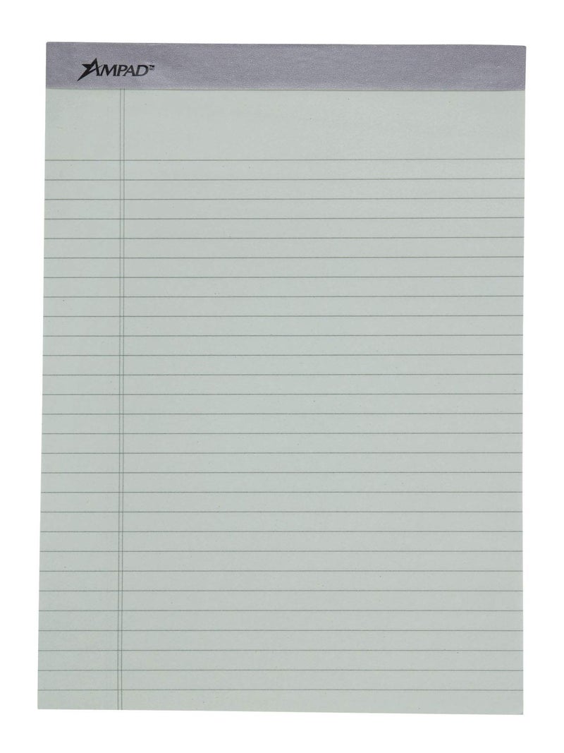 Ampad Evidence Pastel Perforated Pad, Size 8-1/2 x 11-3/4, Assorted ( Blue, Gray, Orchid), Legal Ruling, 50 Sheets per Pad, 6 Pack (20-602R) - Image 2
