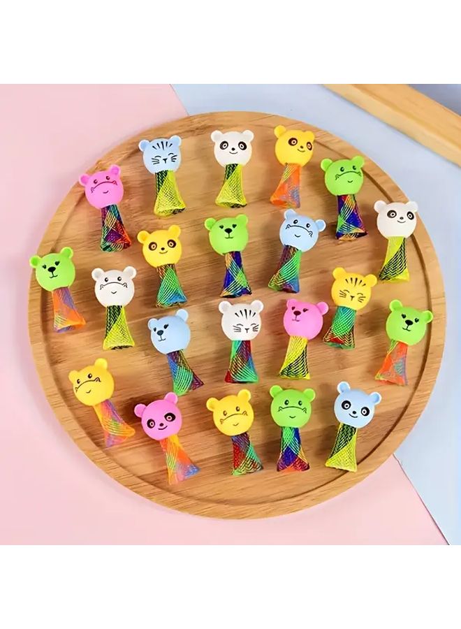 24 Party Gift Bags Classroom Prizes Birthday Presents Jumping Toy Sets - Image 1
