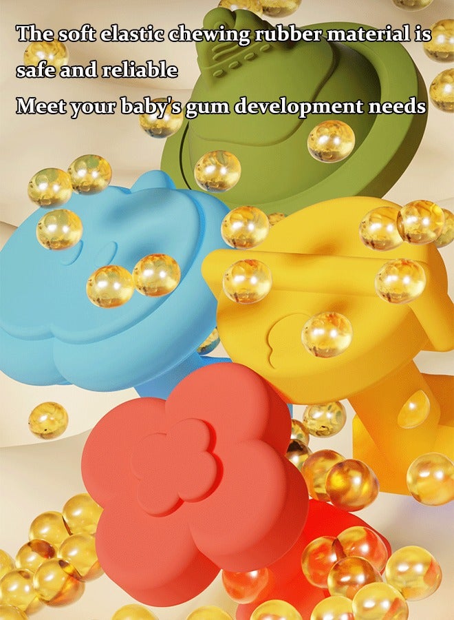 Baby rattle toys Baby rattle teether Early education cognitive toys Fine motor training Suitable for babies aged 0-3 years  - Image 5