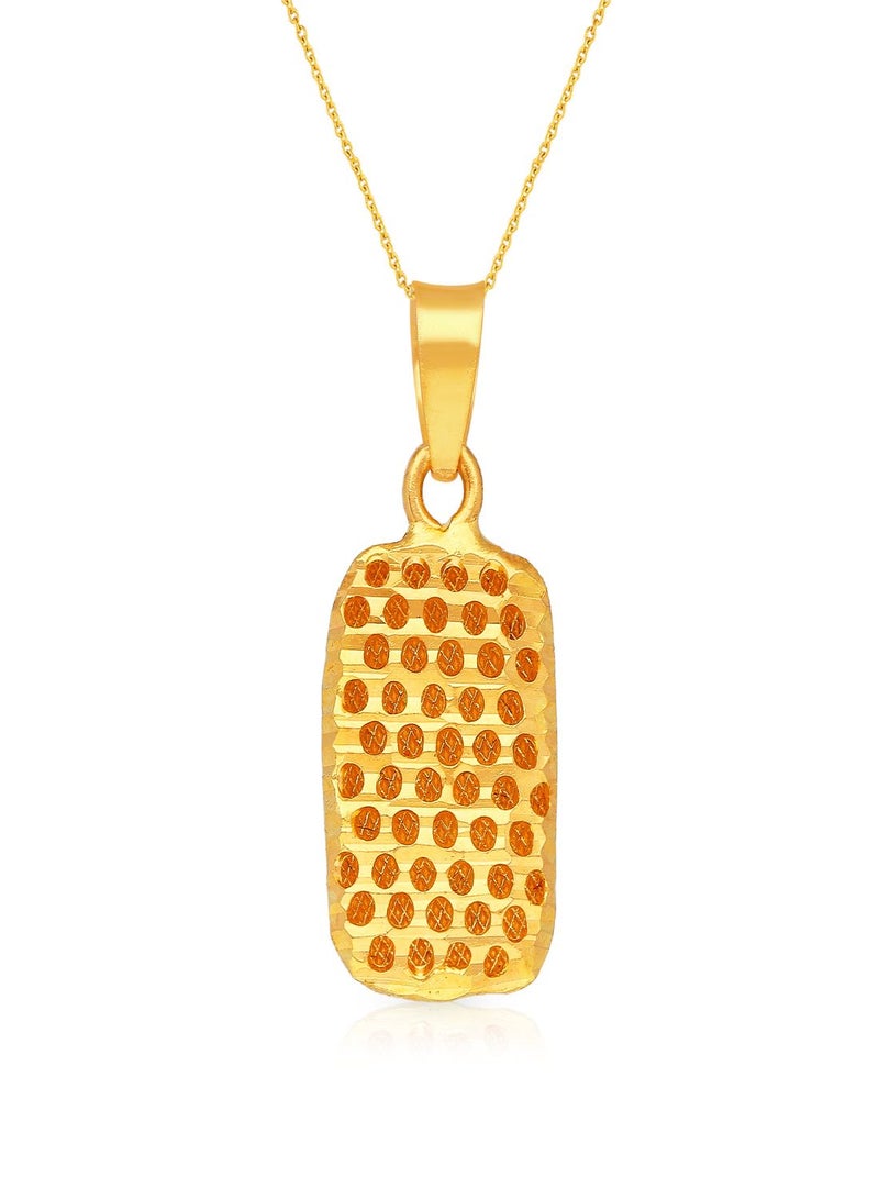 Malabar Gold and Diamonds 22 Karat 916 Purity Gold Pendant PDNOB17355Y - Image 1