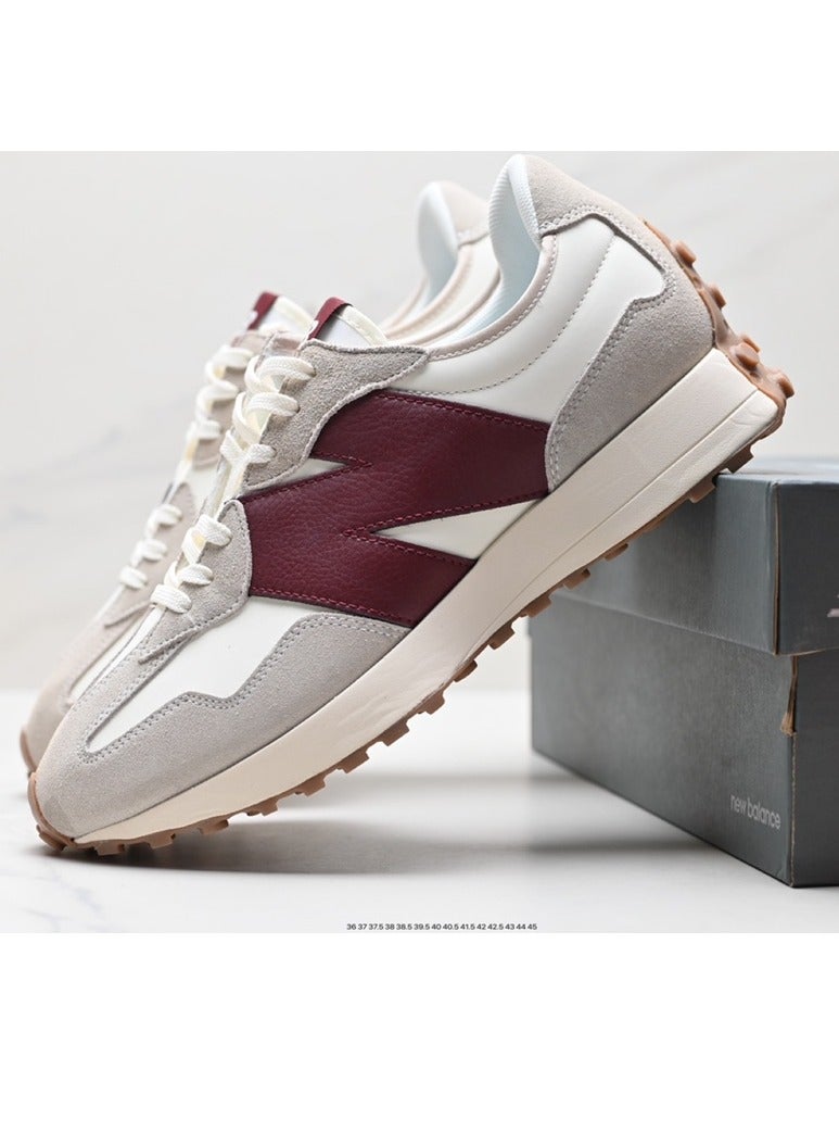 New Balance NB 327 Classic 70s Italian Style Casual Sport Shoes Unisex Rust Red - Image 5