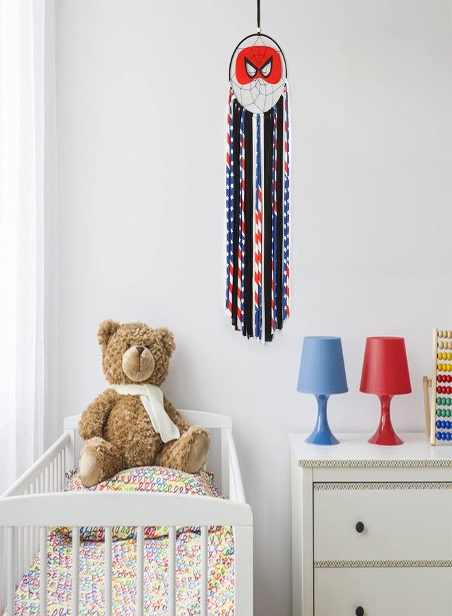 Alynsehom Dream Catcher Handmade Dreamcatcher Room Nursery Decor for Girls Boys Kids Bedroom Baby Room Party Children Playroom Dorm Decoration Wall Hanging Ornament Craft Gift (Spider) - Image 5