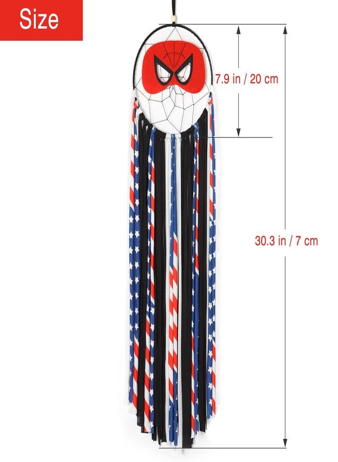 Alynsehom Dream Catcher Handmade Dreamcatcher Room Nursery Decor for Girls Boys Kids Bedroom Baby Room Party Children Playroom Dorm Decoration Wall Hanging Ornament Craft Gift (Spider) - Image 4