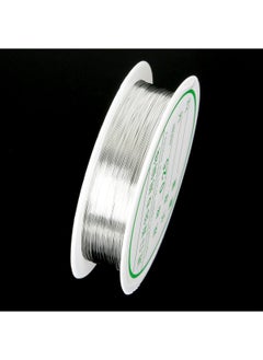 Generic DIY Jewelry Copper Wire Accessories 0.25mm silver about 18 m 