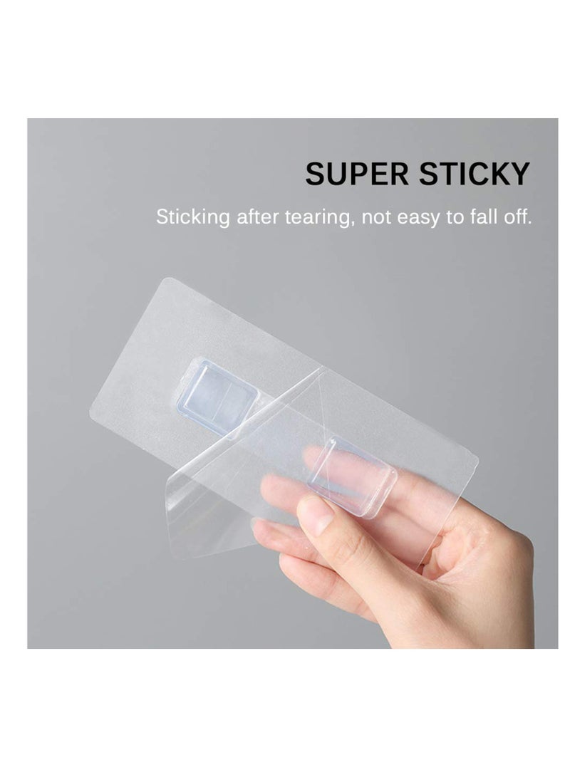 KASTWAVE Self Adhesive Bathroom Shelf, Wall Mounted Storage Organizer, No Drilling Shower Caddy, Kitchen Storage Basket, Rack Shelves for Bathroom Kitchen 2 Pcs White Green - Image 5