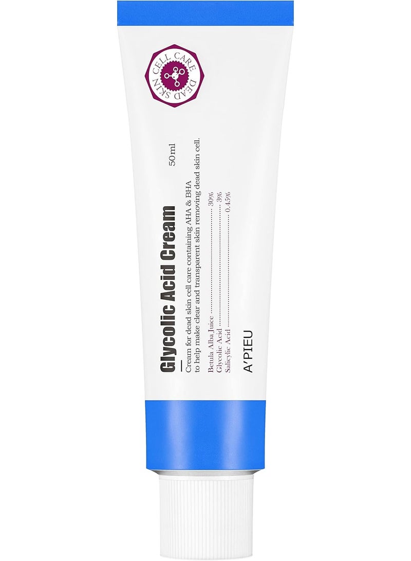 A'pieu Glycolic Acid Cream 50ml - Image 1