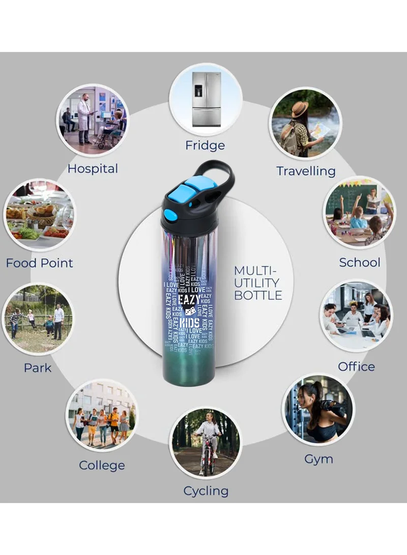 Eazy Kids  Eazy Kids Double wall Stainless Steel Water Bottle - Blue (530ml)  | Best Price UAE