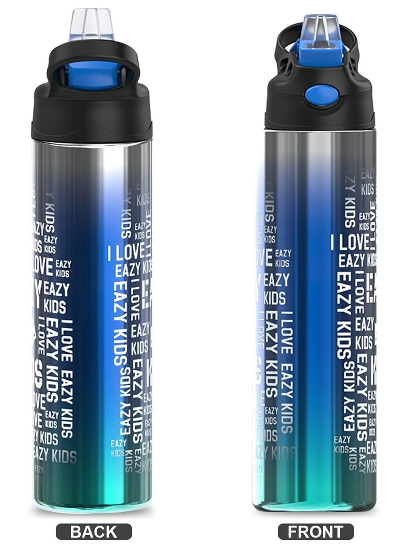 Eazy Kids  Eazy Kids Double wall Stainless Steel Water Bottle - Blue (530ml)  | Best Price UAE