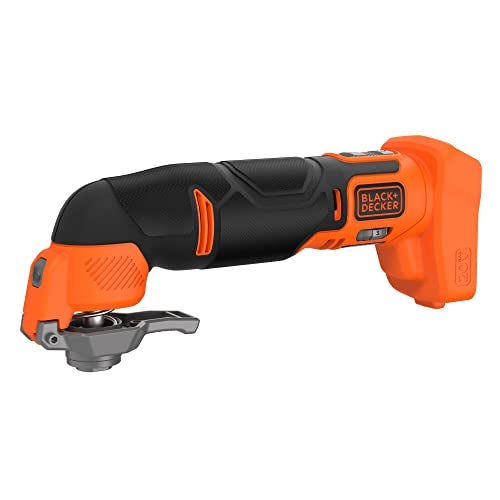 BLACK+DECKER BLACK + DECKER 20V MAX Oscillating Tool, MultiTool, 6-speed, Tool Only (BDCOS20B) - Image 1