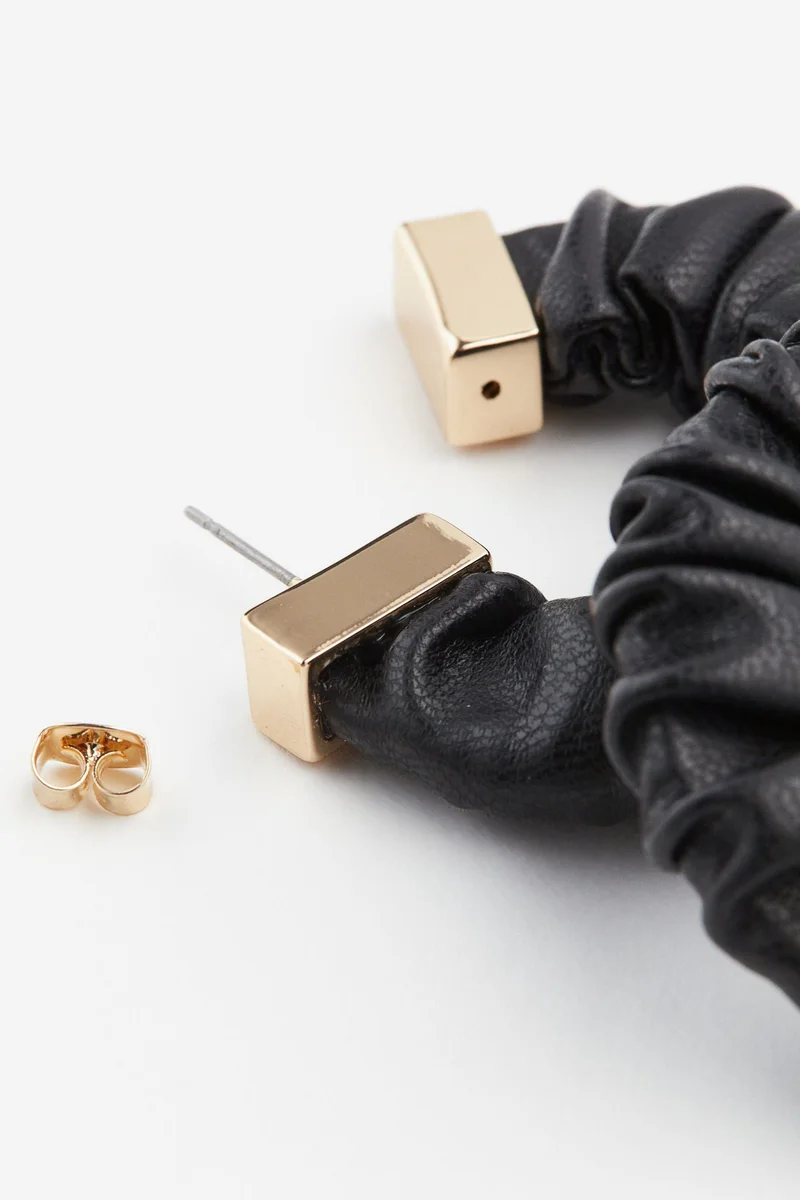 H&M Coated Hoop Earrings