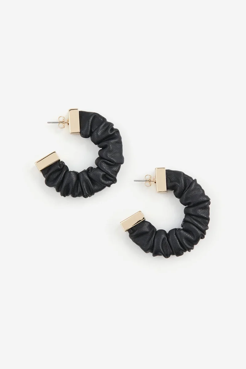 H&M Coated Hoop Earrings