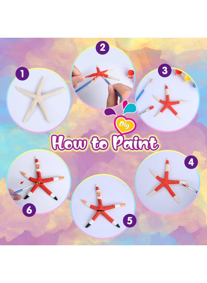 دايتويز مجموعة أعمال يدوية لرسم حورية البحر ووحيد القرن - مجموعة فنية إبداعية مع بريق وملصقات وألوان للأطفال من سن ٣ إلى ٨ سنوات. - Image 5