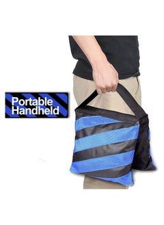 SYOSI Heavy Duty Sandbag Photo Studio Weight Bag Blue Saddlebag Design for Photography Stand Light Tripod Outdoor Patio Sports Sets Film Live Productions 3 Pack  - Image 3