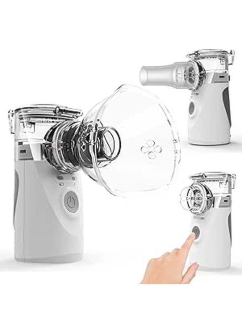 Nebulizer Machine for Adults and Kids Portable Nebulizer of Cool Mist Handheld Mesh Nebulizer Mist Adjustable Steam Inhaler Steam Inhaler for Travel or Home Daily Use