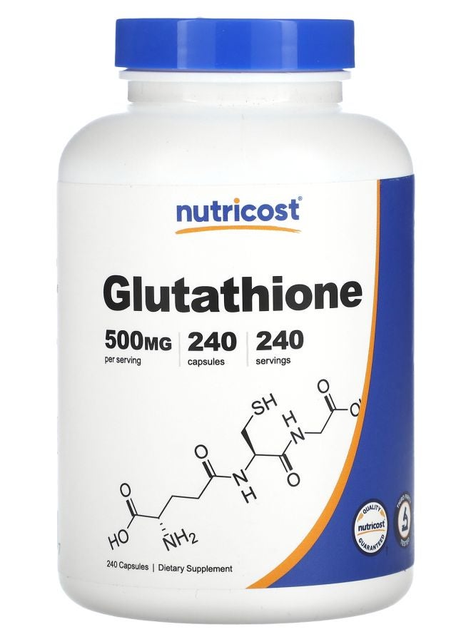 Glutathione 500 mg 240 Capsules