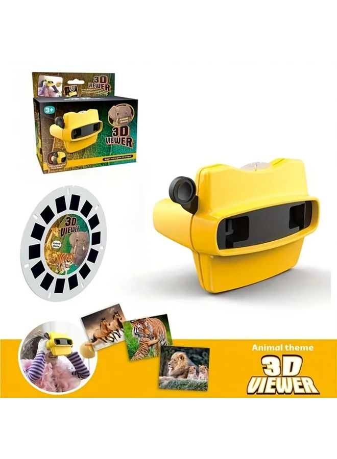 3D Glasses Free Stereoscopic Vision Device Viewer Machine Blue Instant 3D Movies Photos Educational Compatible With Smartphones Tablets Projectors No Power Required - Image 1