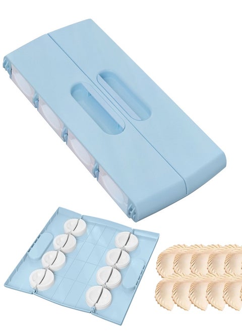 2 Pieces 6 Pcs Dumpling Maker Mould Machine With Skin Press Tool Random Colour