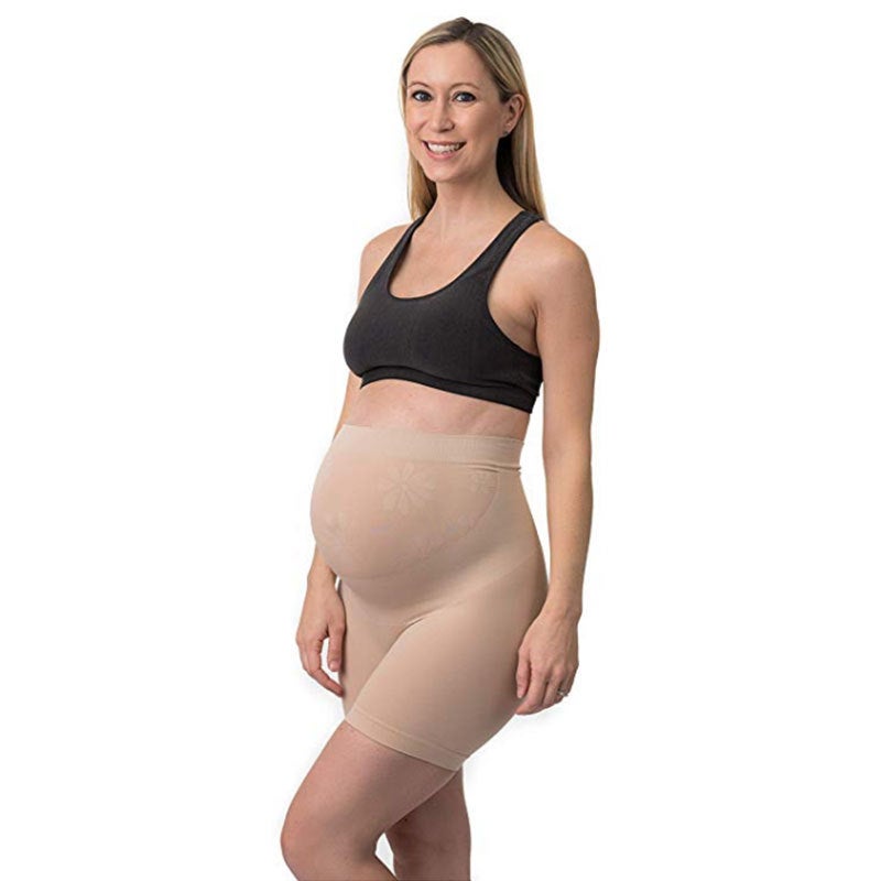 High Waist Maternity Shapewear Shorts skin color - Image 4