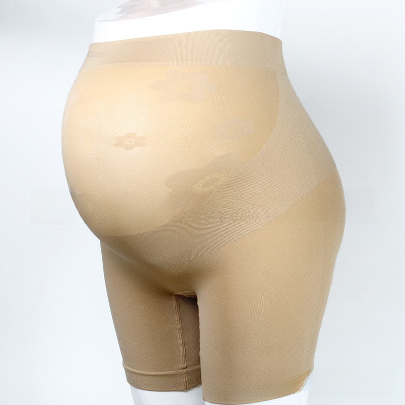 High Waist Maternity Shapewear Shorts skin color - Image 1
