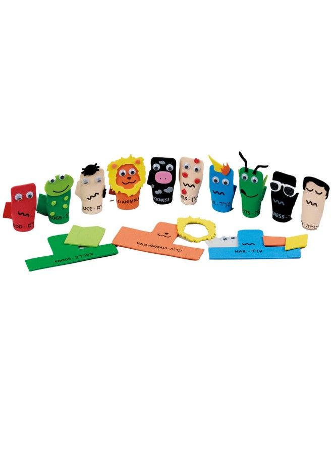 Rite Lite Ten Plague Finger Puppets For Story Time, Education, Passover, And Party Favors Passover Gifts - Image 4