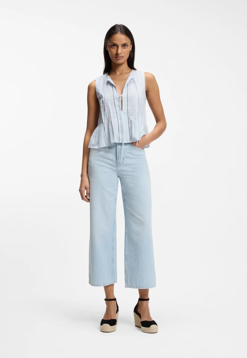 BOSS Blue Straight-fit jeans in blue denim for Women | Best Price UAE